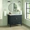 James Martin Vanities 36'' Vanity, Carbon Oak w/ 3 CM Victorian Silver Quartz Top 485-V36-CBO-3VSL - alternate 5